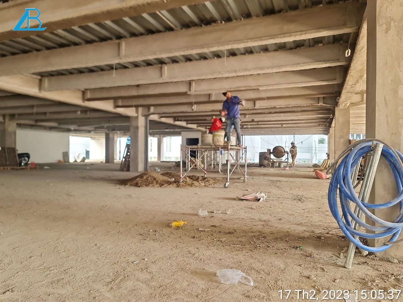 Thi Công Vữa Chống Cháy Kết Cấu Thép Theo Qcvn06:2021/bxd