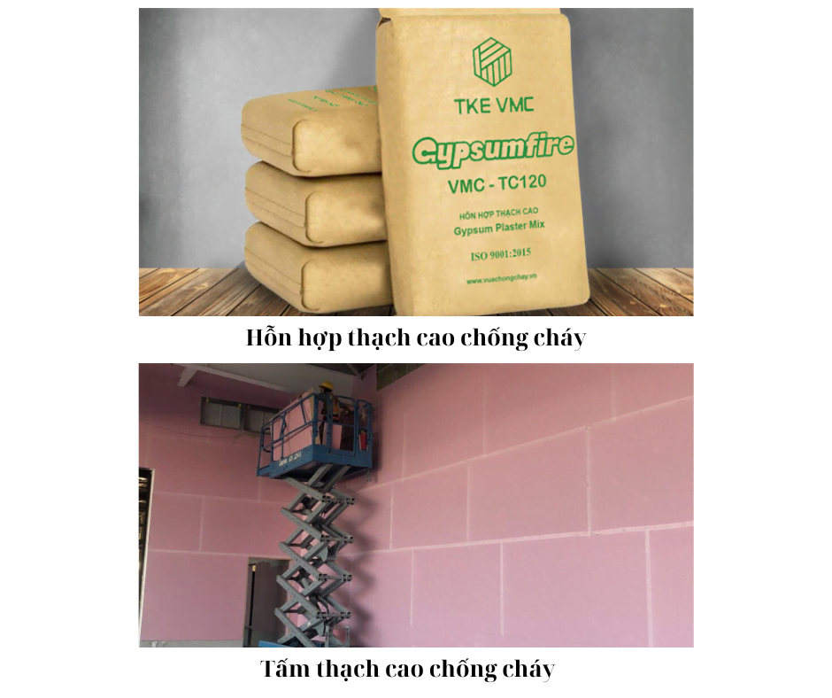 Ứng Dụng Của Thạch Cao Chống Cháy